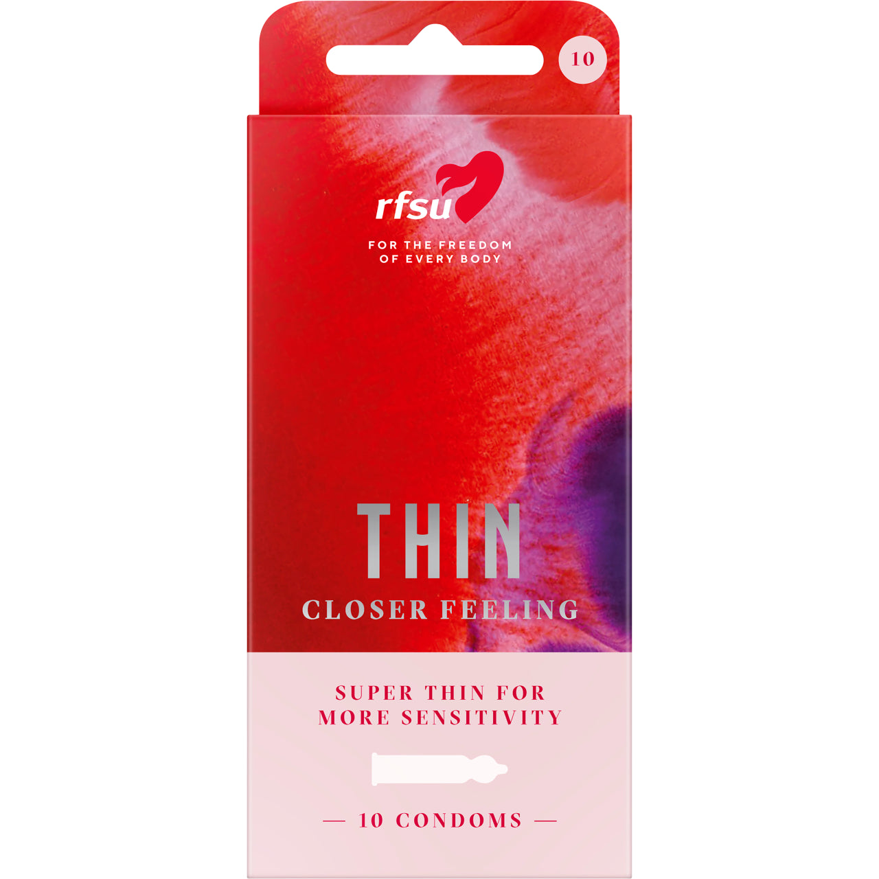 RFSU Thin Condoms 10 pcs – Ultra Thin Latex for Natural Feeling