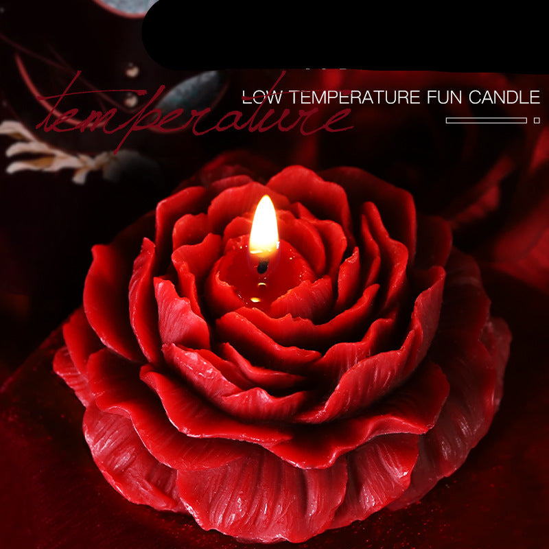 SM Low-Temperature Candles - For Sensual Wax Play - Red