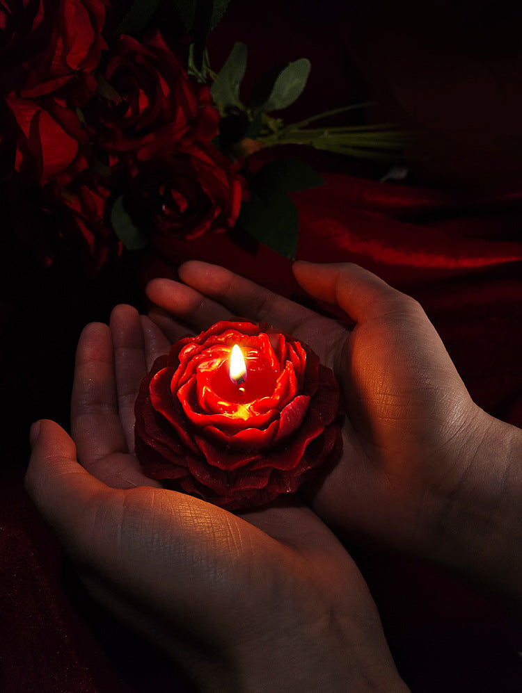 SM Low-Temperature Candles - For Sensual Wax Play - Red Rose