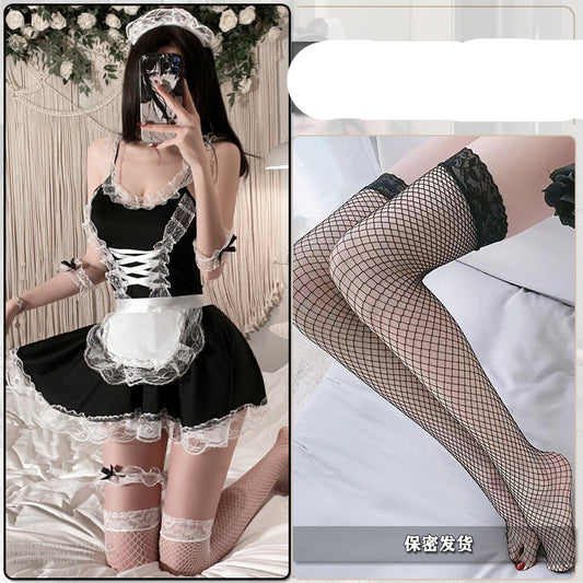 Naisten pitsiklubiasu Ranskan piian asu Cosplay-naamiaisasu 